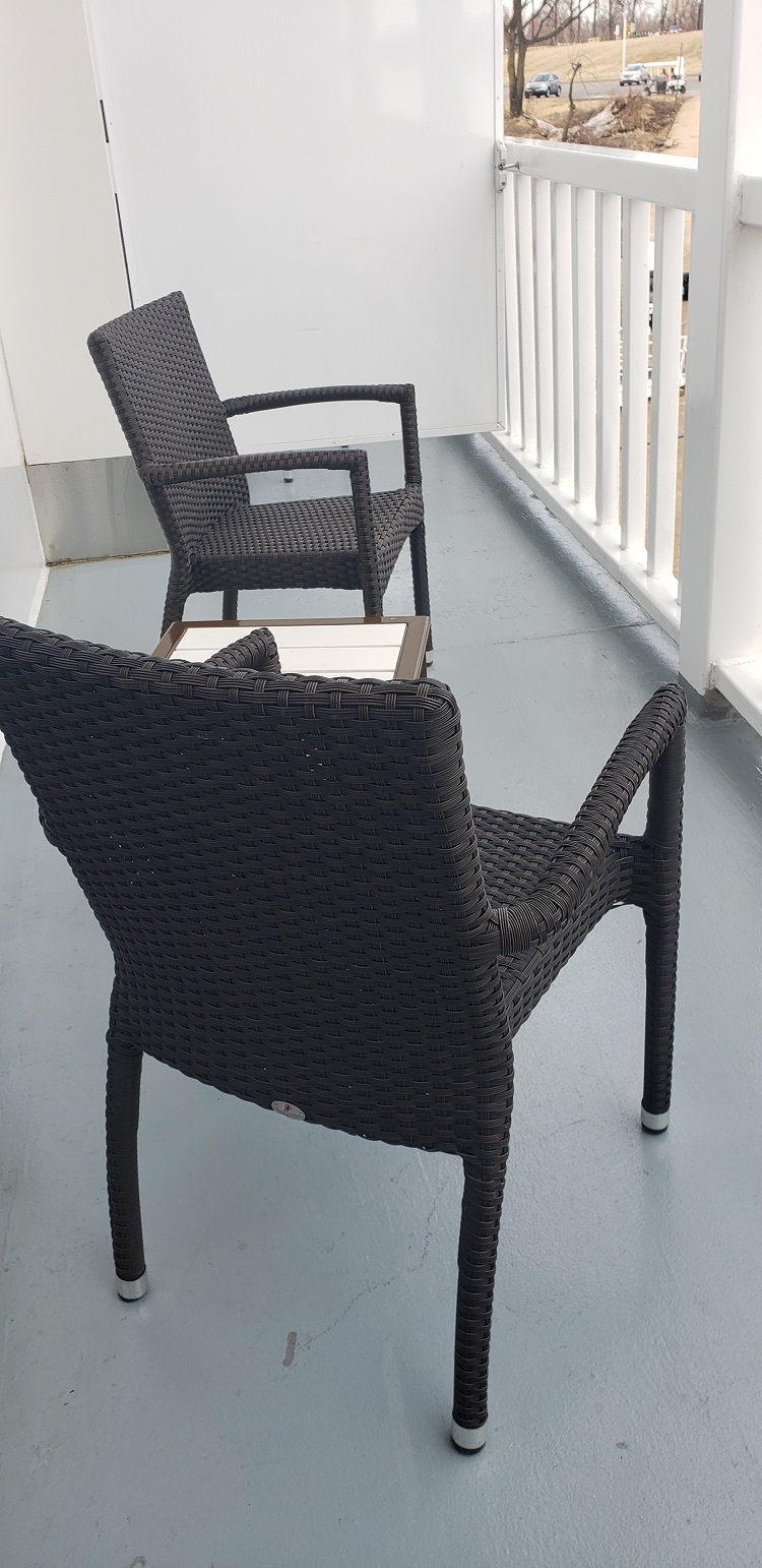 Private balcony of the American Duchess' Loft Suite. Photo by Susan J. Young