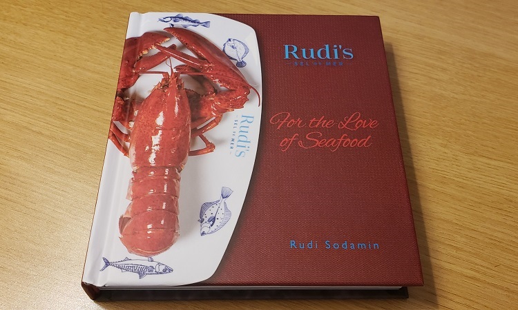 Rudi Sodamin's 13th book is "Rudi's Sel de Mer - For the Love of Seafood."