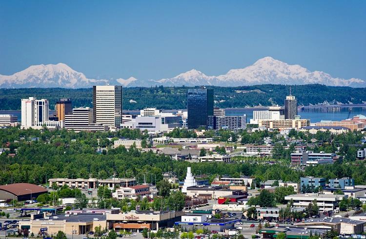 Anchorage Skyline. Photo by Ken Graham courtesy of Visit Anchorage.