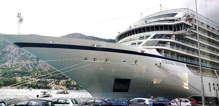 Crowning a king has stirred up consumer interest in cruising to the U.K. Among the ships offering U.K. and Ireland voyages is Viking Venus (shown above). Photo by Susan J. Young. 