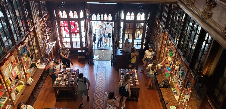 Levraria Lello, a historic bookshop in Porto, Portugal. Photo by Susan J. Young