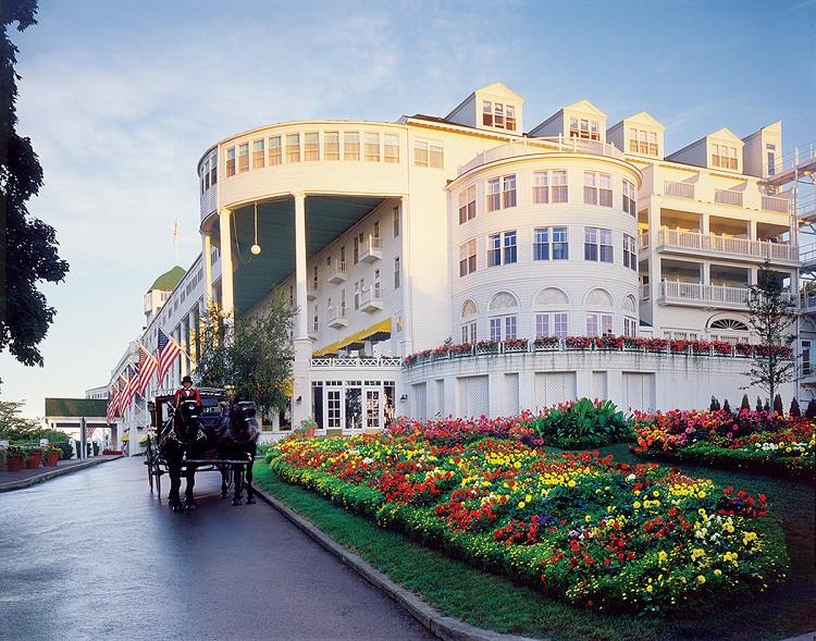 Grand Hotel in Mackinac Island, MI. Photo by Tauck Creative.