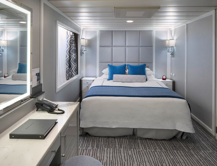 Solo Oceanview Stateroom on Oceania Cruises. Photo by Oceania Cruises.