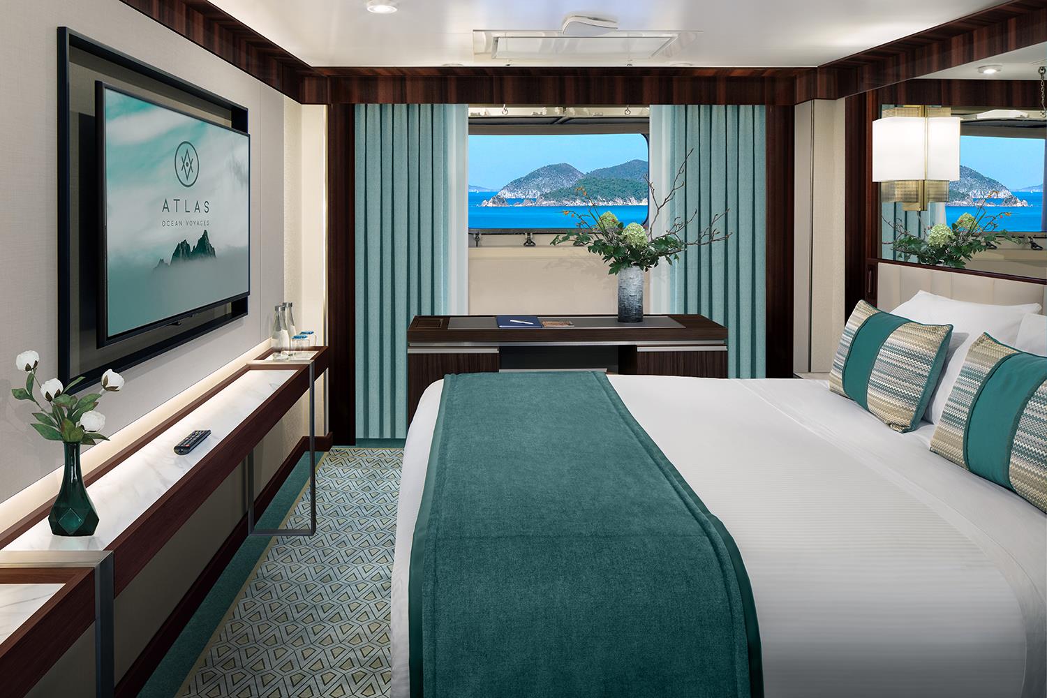 New Solo Suite on World Navigator. Photo by Atlas Ocean Voyages.
