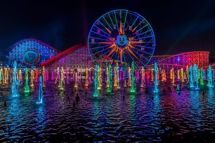 World of Color fireworks spectacular. Photo by the Disneyland Resort.
