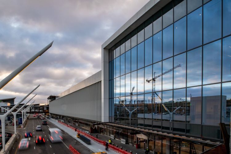Phase One of a new project to upgrade Delta's facilities at LAX is completed, with opening in April. Photo by Delta Air Lines.
