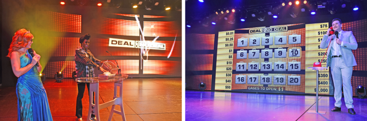 Deal or No Deal has debuted on the new Discovery Princess. Photo by Princess Cruises. 