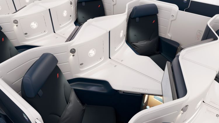 Air France is redesigning its Boeing 777-300, long-haul business-class seats. Photo by Air France.