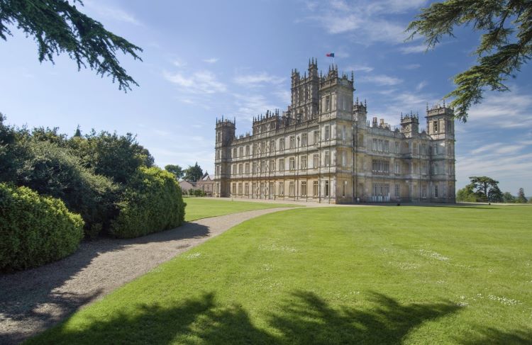 Viking is sponsoring with several movie firms for a new film about Downton Abbey; the film is partially set at Highclere Castle. Photo by Viking. 