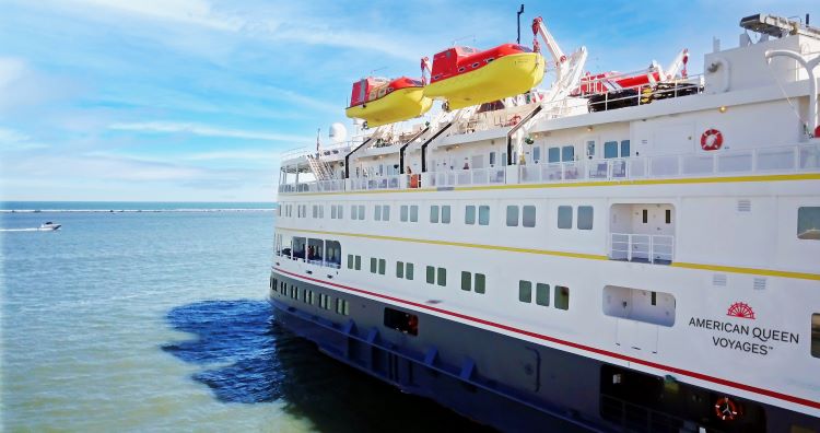 Ocean Navigator is a small ship that can fit in the locks required to navigate the Saint Lawrence Seaway and Great Lakes. Photo by American Queen Voyages. 