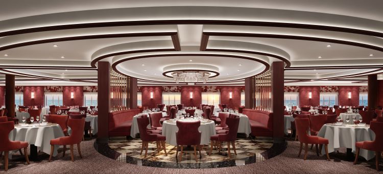 New design for Atlantide on Silversea's new Silver Nova. Photo by Silversea Cruises. 