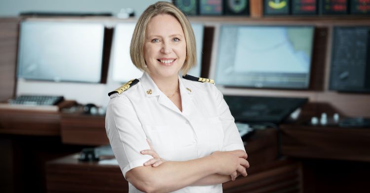 Explora I's new Master is Captain Serena Melani. Photo by Explora Journeys. 