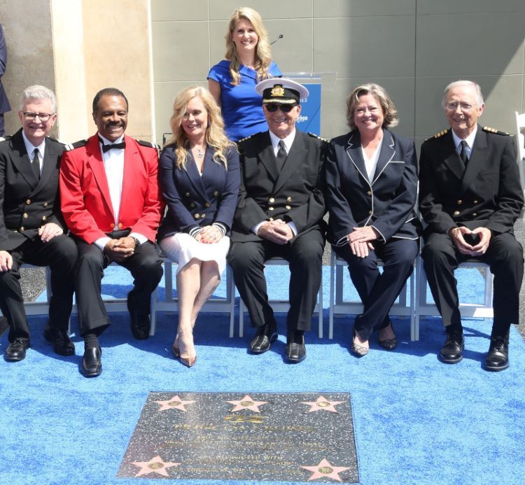 "The Love Boat" cast received a star on the Hollywood Walk of Fame. Photo by Princess Cruises. 