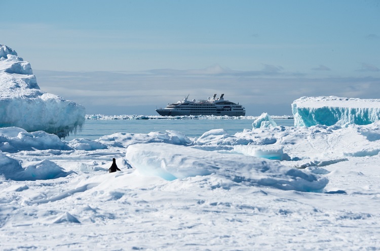 Ponant has once again teamed up with Smithsonian Journeys. This time it's for a 2023 Antarctica adventure. Photo by Ponant.