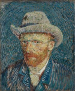 Self-Portrait of Vincent Van Gogh. Photo by;Van Gogh Museum, Amsterdam (Vincent van Gogh Foundation) 