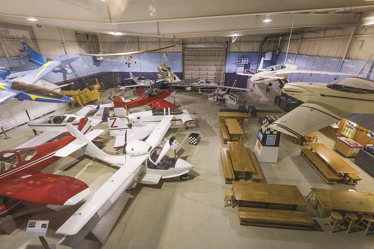 Aircraft on display at the Southern Museum of Flight in Birmingham, AL. Photo by Birmingham Southern Museum of Flight.
