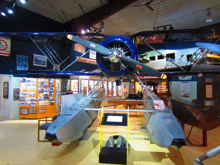 Aircraft inside the Alaska Aviation Museum, Anchorage Alaska. Photo by Jack Bonney.