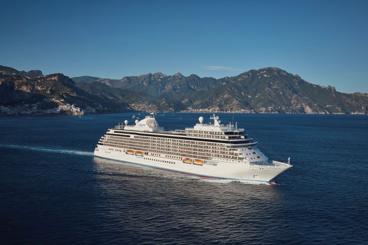 Seven Seas Explorer is among the Regent Seven Seas Cruises ships that will sail "Grand Voyages" in 2026-2027. Photo by Regent Seven Seas Cruises