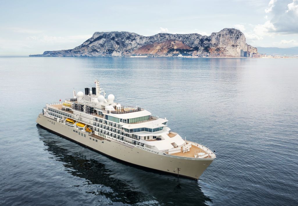 Silver Endeavour is the latest addition to Silversea Cruises' fleet of 11 ships. This intimate, ultra-luxury expedition ship is nearly new, having sailed as Crystal Endeavor in 2021. Photo by Silversea Cruises.