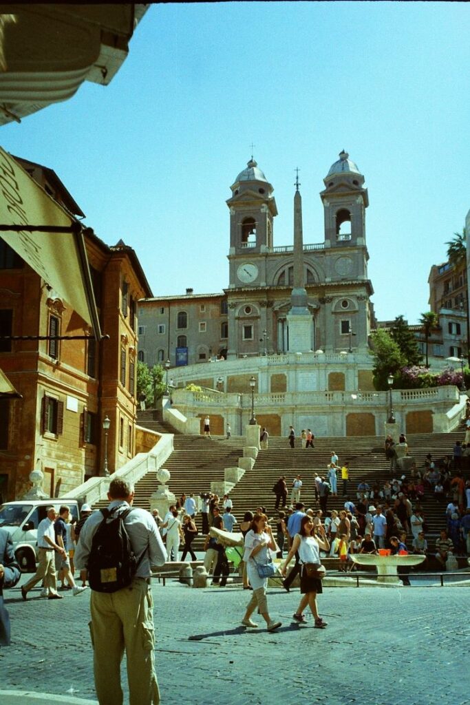 Rome's Spanish Steps were filmed in "Roman Holiday." Photo by Susan J. Young