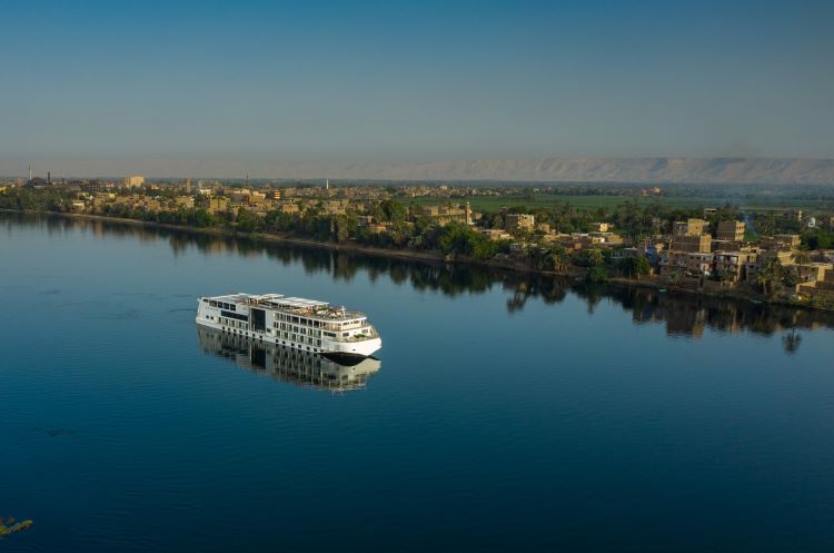 Viking Osiris debuts on Egypt's Nile River, one of a growing fleet of Nile vessels. Photo by Viking.