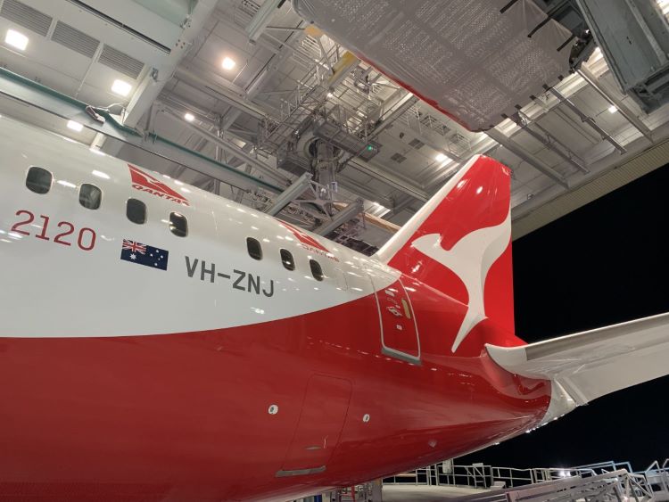 Qantas will restart service from New York to Sydney via Auckland in 2023. Photo by Qantas.
