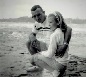 Marvin Young with his 11-year-old daughter, Susan Young, during a journey of exploration to Niagara Falls, NY.