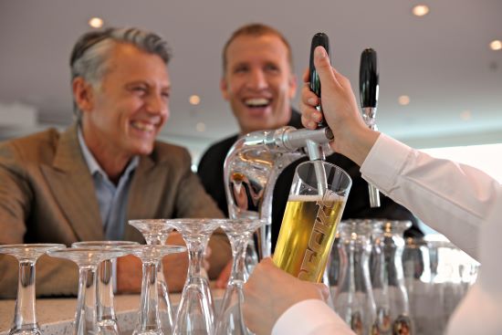 Avalon Waterways offers several Beer Cruises on European rivers. Brew fans and amateur brewmasters can enjoy "beer-focused" activities both aboard and ashore. Here guests enjoy a beer on Avalon Panorama. Photo by Avalon Waterways. 