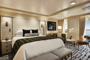 Newly reimagined Penthouse Suite on Oceania Cruises' Riviera. Photo by Oceania Cruises