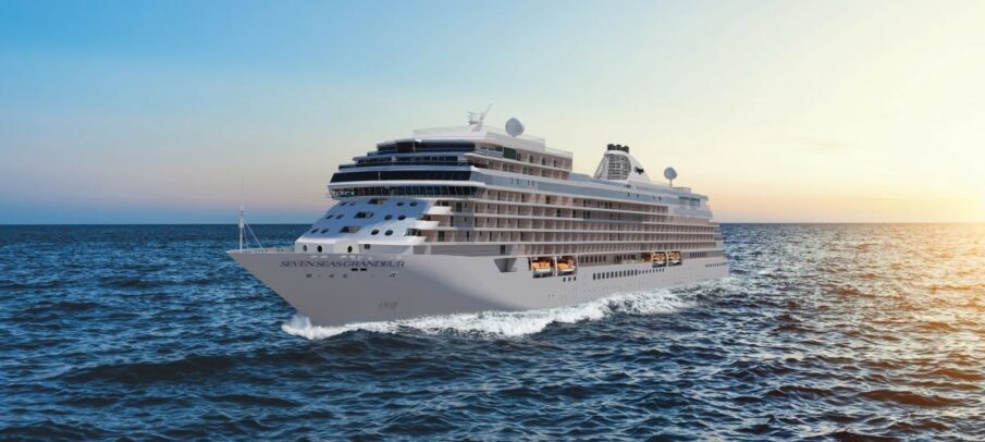 Regent Seven Seas Cruises' new Seven Seas Grandeur. Photo by Regent Seven Seas Cruises.