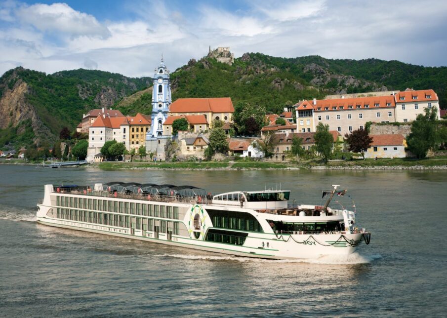 Tauck's Joy sails the Danube River and is shown here in Durnstein, Austria. Photo by Tauck.