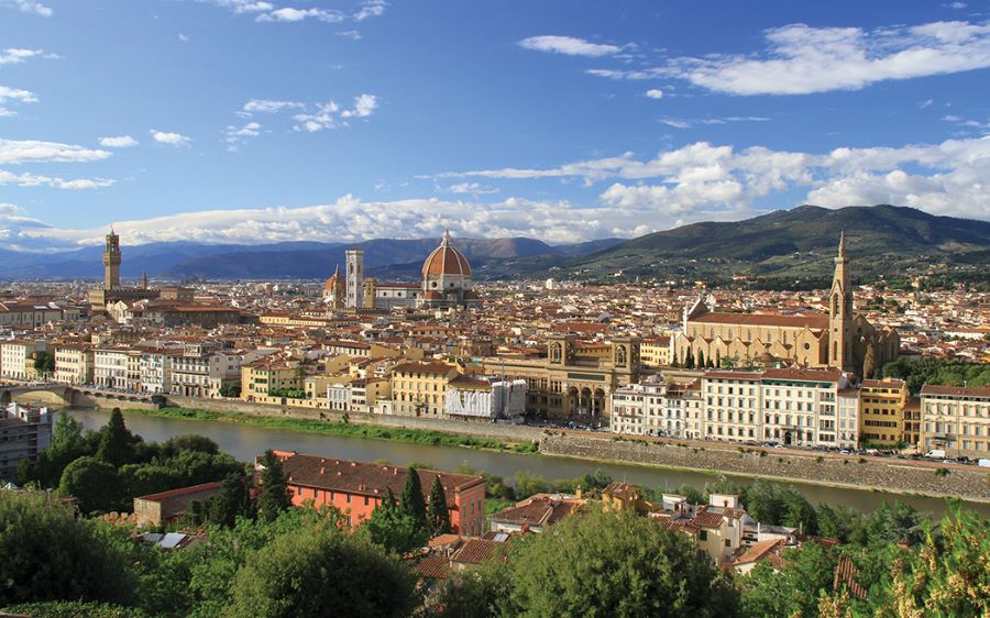 Florence's lovely cityscape in the heart of Tuscany. Photo by Tauck.