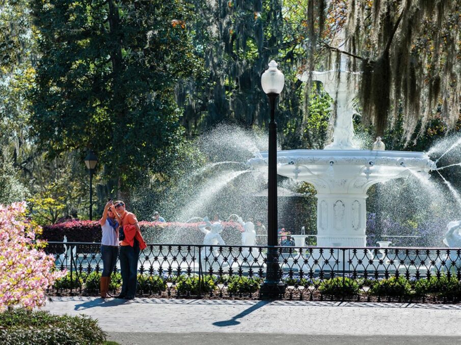 Savannah's Forsyth Park. Photo by Tauck.