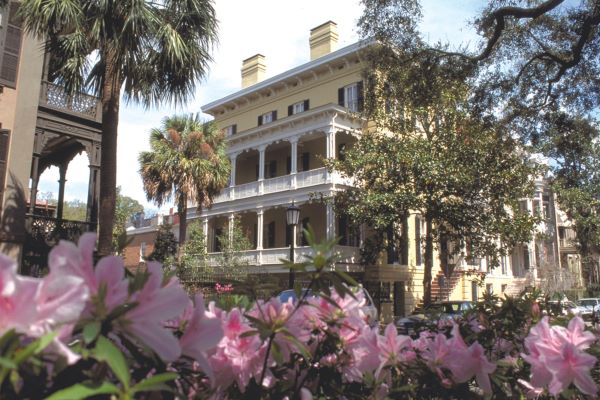 Historic mansion in Savannah, GA. Photo by Tauck.