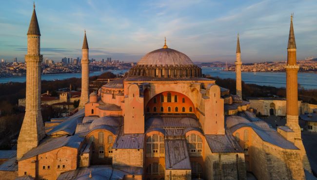 Aya Sofya or Hagia Sophia (in Greek) is one of the most impressive sites in Istanbul, Turkiye. Photo courtesy of GoTurkiye. 
