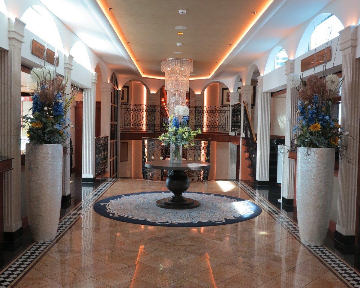 The lobby of Tauck's Esprit. Photo courtesy of Tauck. 