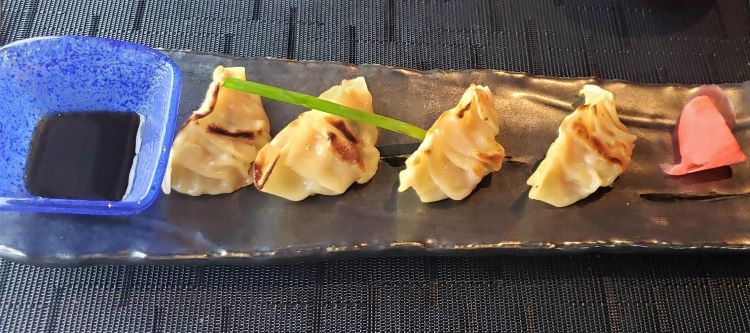 Potstickers in Tamarind on Holland America's Rotterdam. Photo by Susan J. Young