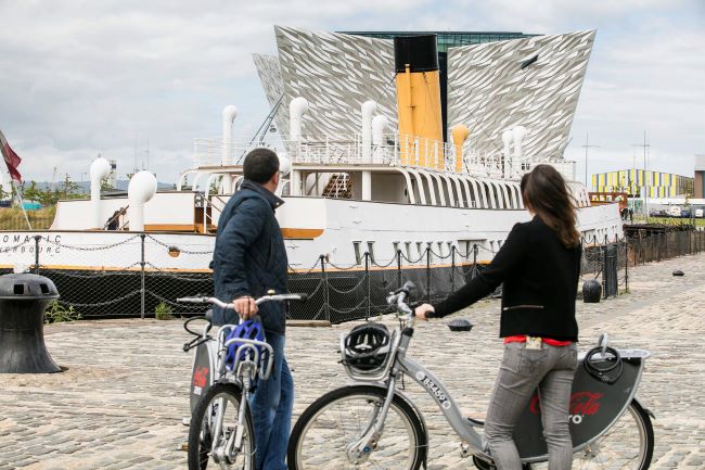 Travelers can see or even go inside the S.S. Nomadic, which was a tender vessel for Titanic in 1912. Credit Line: © Tourism Ireland