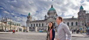 Travelers often desire to visit Belfast City Hall, a top site with a Titanic Memorial. Credit Line: ©Tourism Ireland