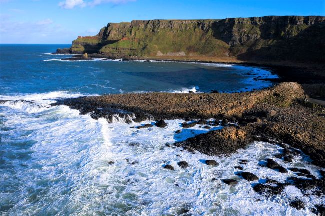 Giant's Causeway, a UNESCO World Heritage Site, is a geologic wonder. Credit Line: Tourism Ireland