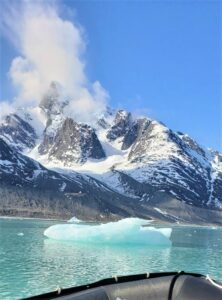 Eternity Bay in Greenland, which The Meandering Traveler visited on Seabourn Venture. Photo by Susan J. Young.