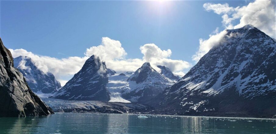 As viewed from Seabourn Venture, the Arctic is a stunningly gorgeous region of ice, snow, glaciars, rocky mountains and more. Photo by Susan J. Young.