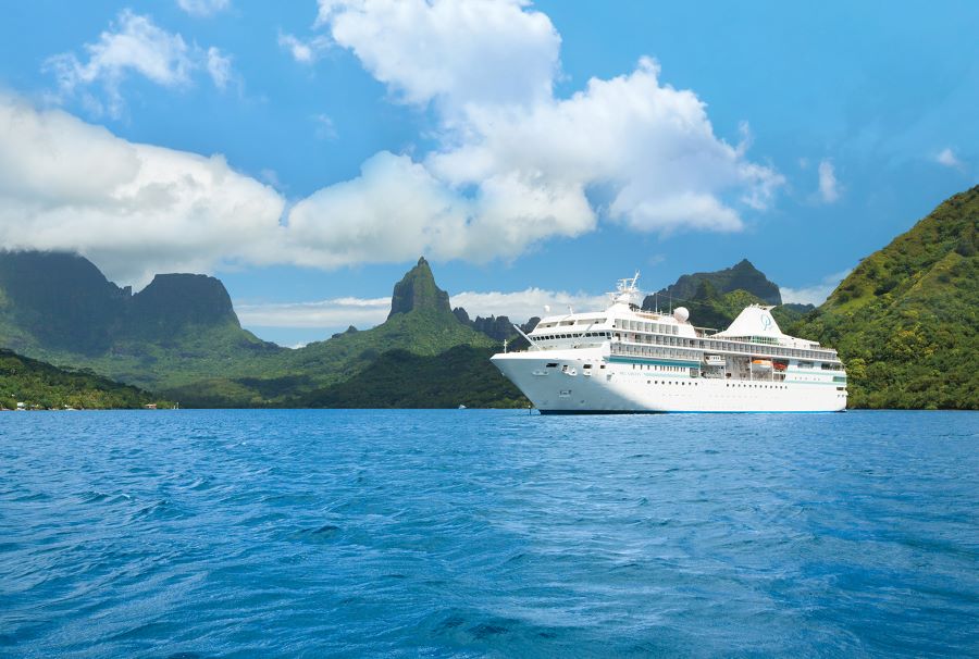 Paul Gauguin Cruises sails to exotic South Pacific isles and has just unveiled its 2025 itineraries. Photo by Paul Gauguin Cruises.