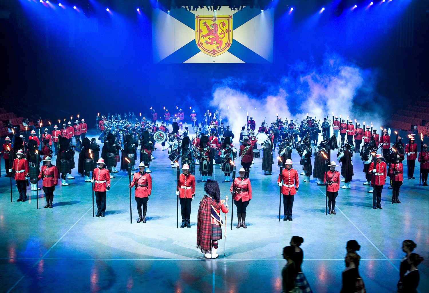 Royal Nova Scotia International Tattoo is a colorful inside event. Photo by Tourism Nova Scotia / Dean Casavechia and Tourism Nova Scotia / RNSIT.