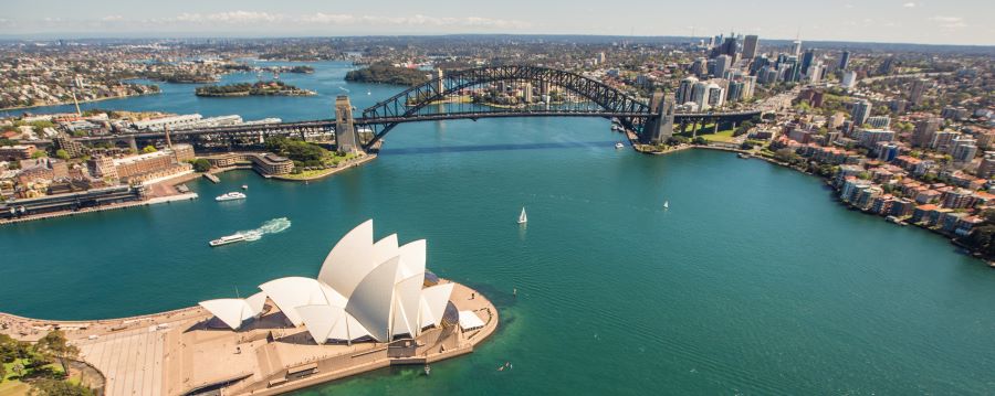 Among the most in-demand luxury escorted tours are A&K's Small-Group Luxury Journeys to Australia. The Sydney Harbor Bridge and Sydney Opera House is shown above. Photo copyrighted 2015 by Abercrombie & Kent.