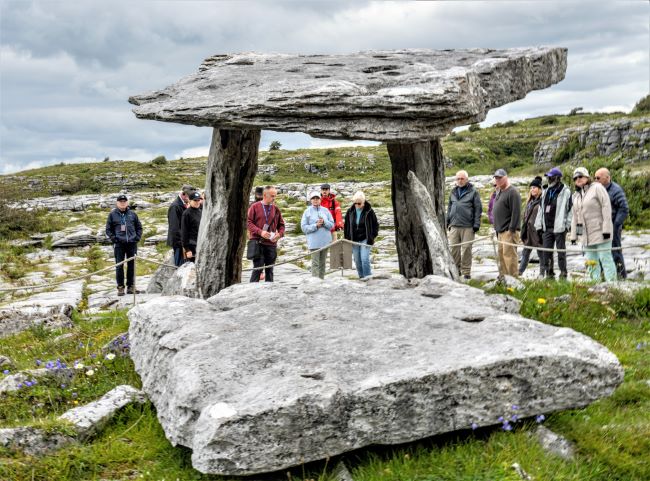Neolithic site outside Galway. Photo courtesy of Abercrombie & Kent. Photo copyrighted by Andy Coleman. 