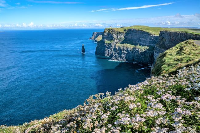 The rugged coastline of the Emerald Isle is among the eco-beauty of Ireland. Photo provided courtesy of A&K with photo copyright by Andy Coleman Photography. 