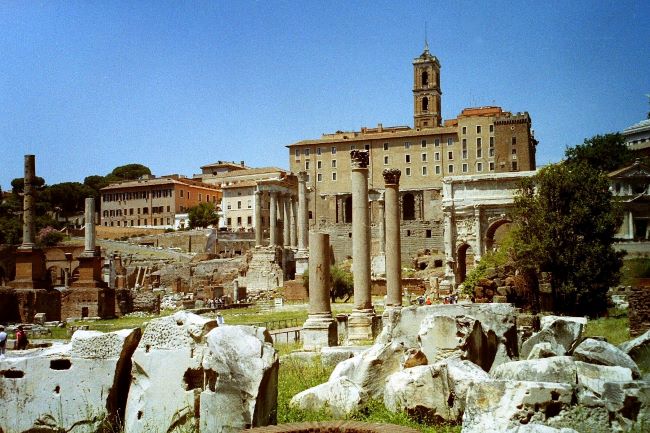 Roman Forum was the site of government, commerce, socialization and culture for ancient Rome. Photo by Susan J. Young. 