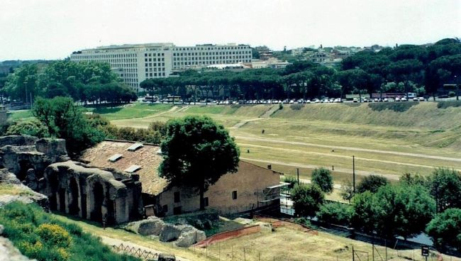 Rome's Circus Maximus was once the site of chariot races that attracted 250,000 spectators. Photo by Susan J. Young.