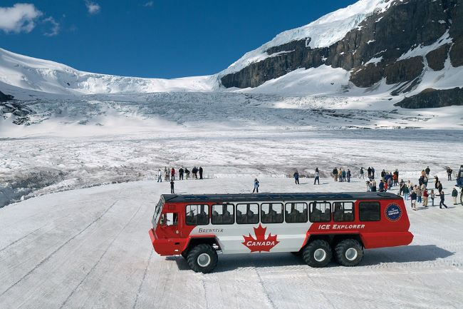 One highlight of a new Tauck journey is heading out via IceExplorer. Photo provided by Tauck. 